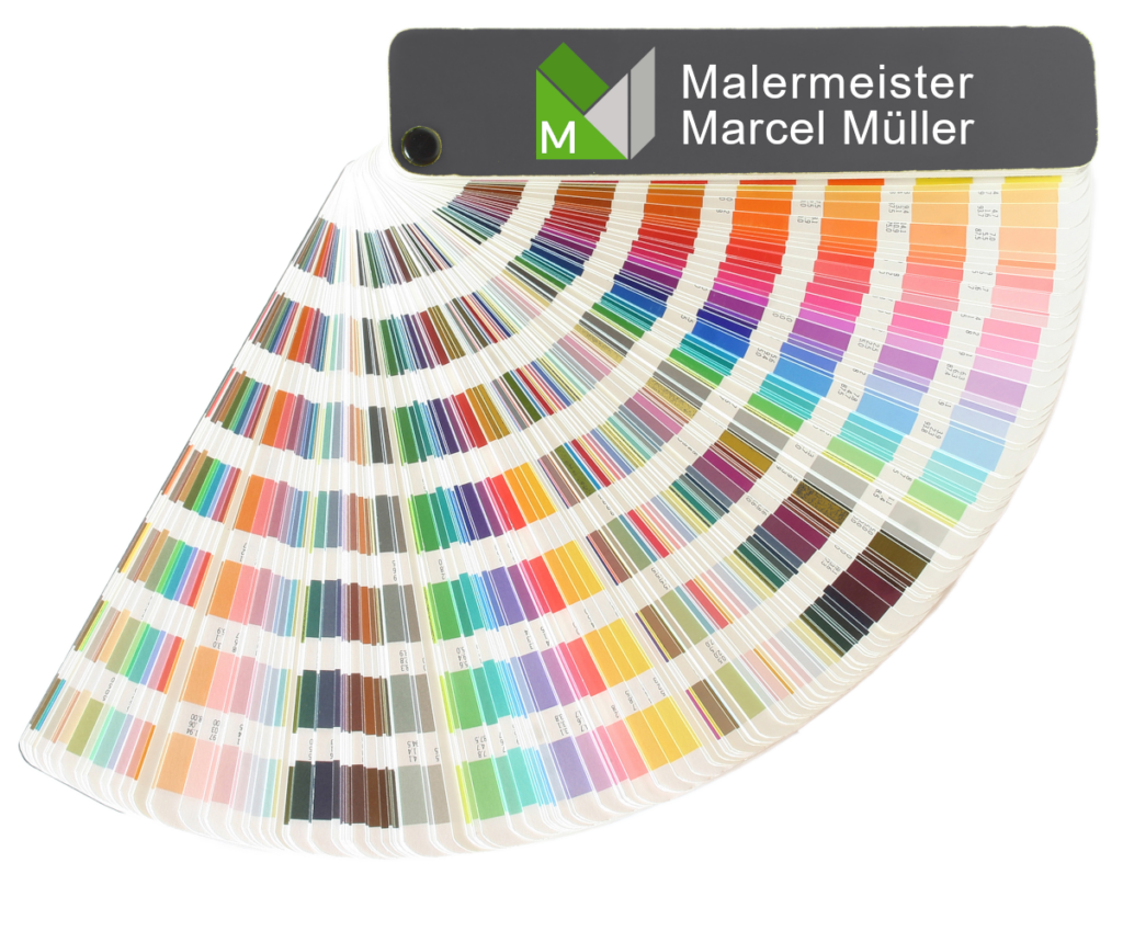 Farbfächer der Firma Malermeister Marcel Müller